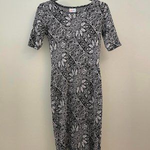 Black and White LuleRoe Pencil Dress